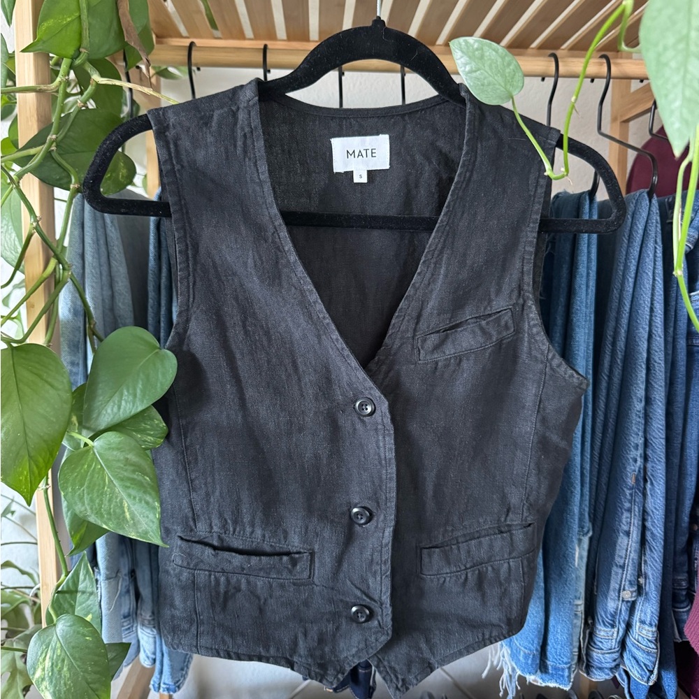 Mate the Label Organic Linen Vest